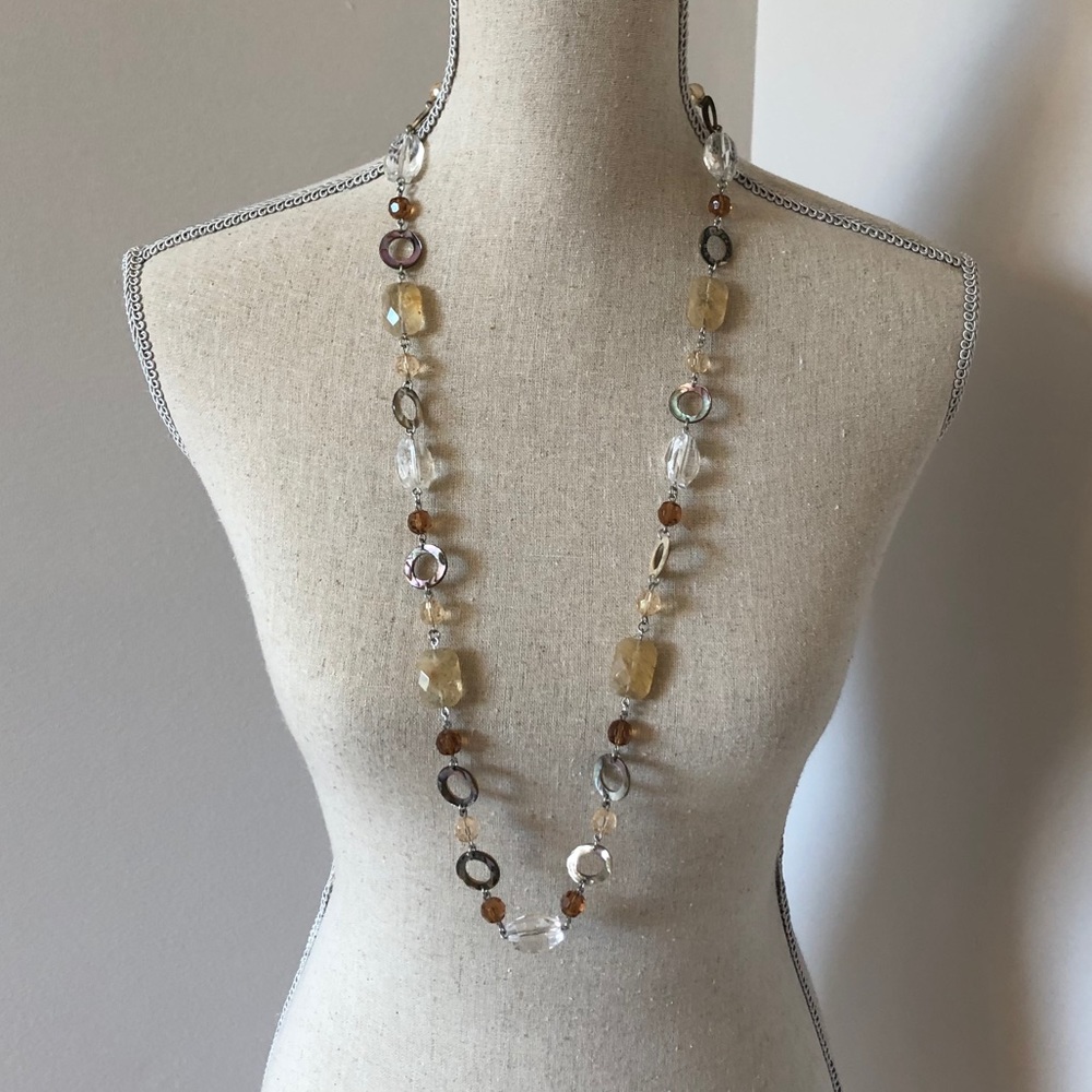 Lia Sophia Long Bead Necklace
